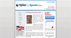 Desktop Screenshot of instituteforspineandsportscare.com